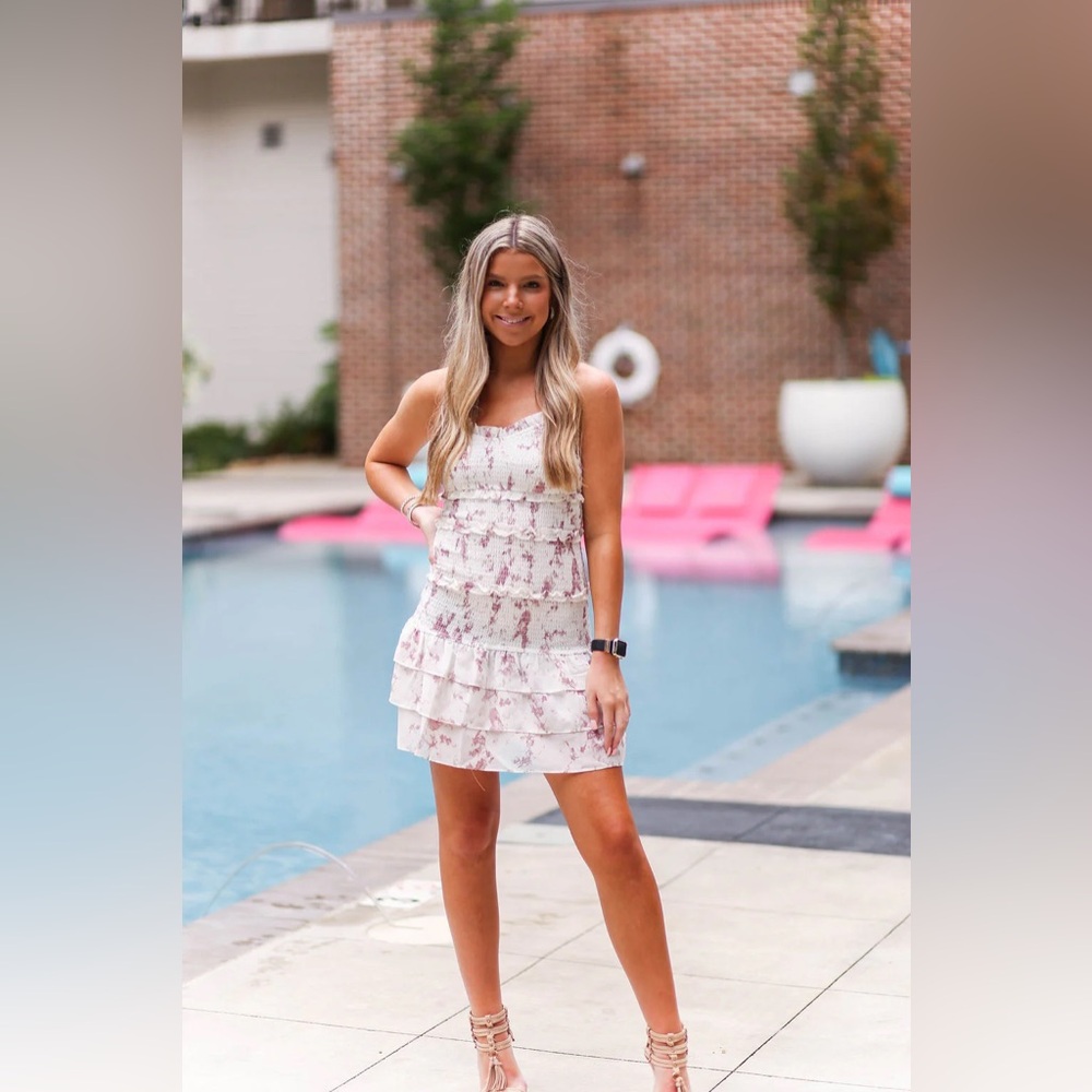 Women’s Smocked Mini Dress NWT